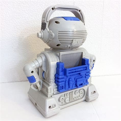 white robot toy 90s
